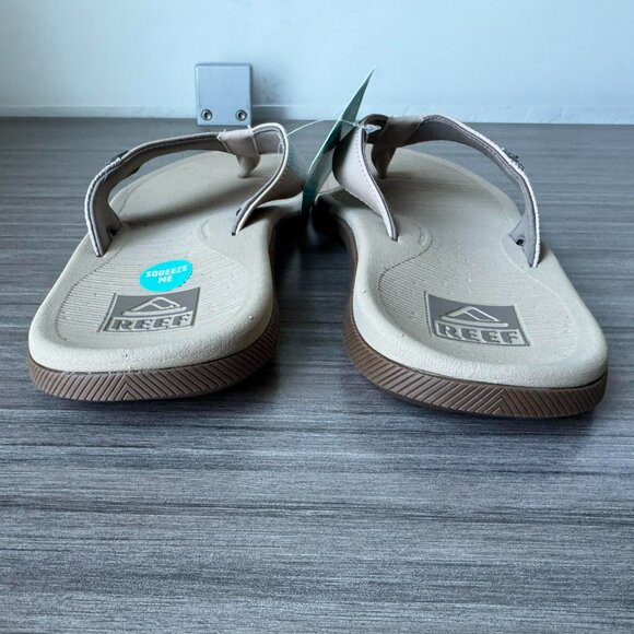 Reef Santa Ana Thongs Sandals Flip Flops Size 8 $65 in Sand - Picture 5 of 6